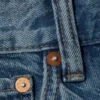 Galaxy Mid Rise Loose Straight Jeans – 90S Blue – Medium Blue