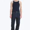 Galaxy Mid Rise Loose Straight Jeans – Blue Rinse – Dark Blue Galaxy Mid Rise Loose Straight Jeans – Blue Rinse – Dark Blue