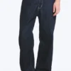 Galaxy Mid Rise Loose Straight Jeans – Blue Rinse – Dark Blue Galaxy Mid Rise Loose Straight Jeans – Blue Rinse – Dark Blue