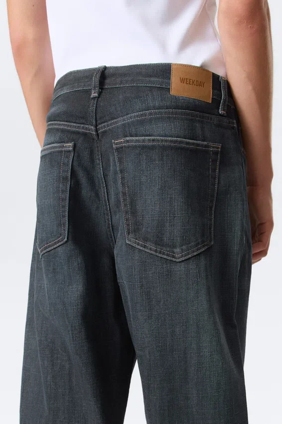 Galaxy Mid Rise Loose Straight Jeans – Deep Sea Blue – Dark Blue Galaxy Mid Rise Loose Straight Jeans – Deep Sea Blue – Dark Blue