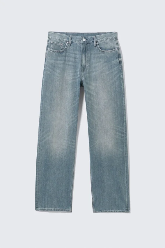 Galaxy Mid Rise Loose Straight Jeans – Gloria Blue – Medium Blue Galaxy Mid Rise Loose Straight Jeans – Gloria Blue – Medium Blue