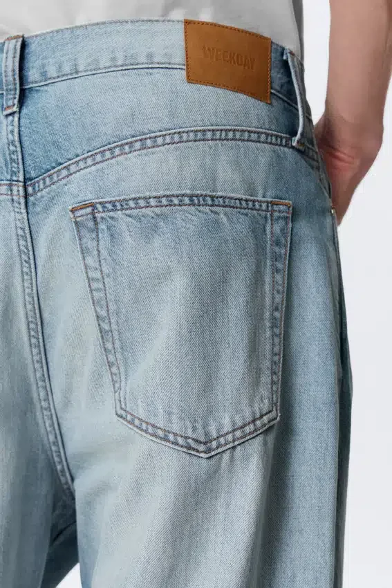 Galaxy Mid Rise Loose Straight Jeans – Kimberley Blue – Light Blue Galaxy Mid Rise Loose Straight Jeans – Kimberley Blue – Light Blue