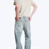 Galaxy Mid Rise Loose Straight Jeans – Port Blue – Light Blue Galaxy Mid Rise Loose Straight Jeans – Port Blue – Light Blue