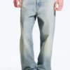 Galaxy Mid Rise Loose Straight Jeans – Port Blue – Light Blue Galaxy Mid Rise Loose Straight Jeans – Port Blue – Light Blue