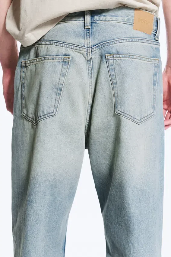 Galaxy Mid Rise Loose Straight Jeans – Port Blue – Light Blue Galaxy Mid Rise Loose Straight Jeans – Port Blue – Light Blue