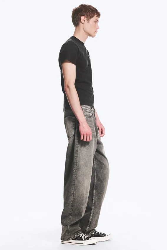 Galaxy Mid Rise Loose Straight Jeans – Redondo Black – Black Galaxy Mid Rise Loose Straight Jeans – Redondo Black – Black