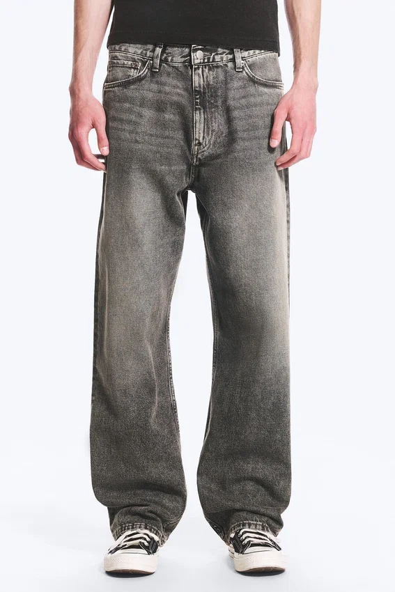 Galaxy Mid Rise Loose Straight Jeans – Redondo Black – Black Galaxy Mid Rise Loose Straight Jeans – Redondo Black – Black