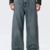 Galaxy Mid Rise Loose Straight Jeans – Second Blue – Blue Galaxy Mid Rise Loose Straight Jeans – Second Blue – Blue