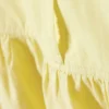Gathered Cotton Poplin Maxi Skirt – Light Yellow Gathered Cotton Poplin Maxi Skirt – Light Yellow