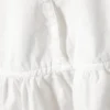 Gathered Cotton Poplin Maxi Skirt – White Gathered Cotton Poplin Maxi Skirt – White
