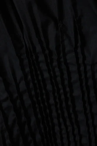 Gathered Seam Shirt – Black