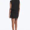 Gathered Tank Top – Black Gathered Tank Top – Black