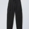 Getty Cargo Trousers – Black Getty Cargo Trousers – Black
