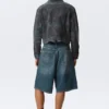 Gia F Relaxed Cotton Trucker Jacket – Navy Camo Gia F Relaxed Cotton Trucker Jacket – Navy Camo