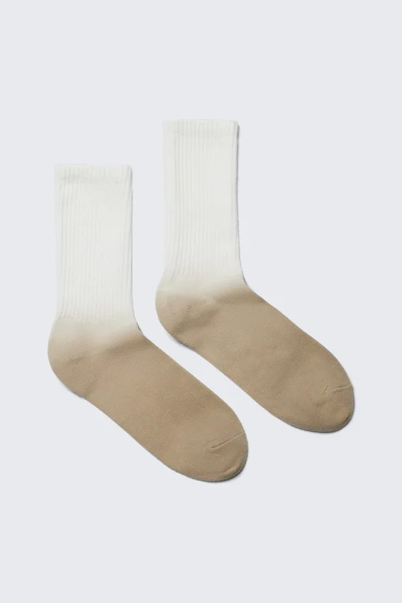 Gradient Sport Sock – White/Beige Gradient Gradient Sport Sock – White/Beige Gradient