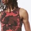 Graphic Rib Tank Top – Red Camouflage Graphic Rib Tank Top – Red Camouflage