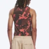 Graphic Rib Tank Top – Red Camouflage Graphic Rib Tank Top – Red Camouflage