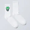 Graphic Sport Sock – Cyber Skull Graphic Sport Sock – Cyber Skull