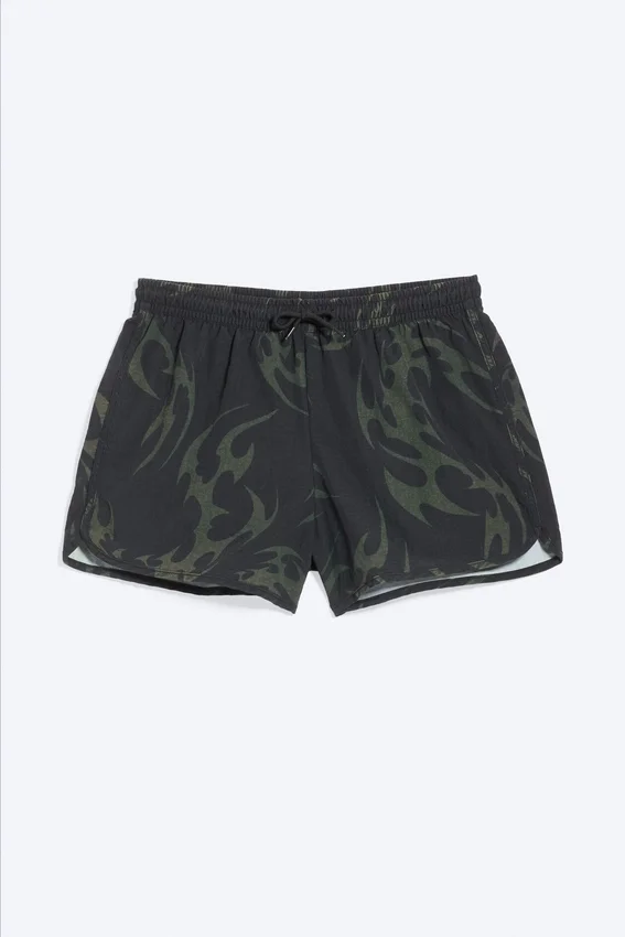 Graphic Swim Shorts – Black Graphic Swim Shorts – Black