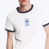 Graphic T-Shirt – White – Beats Print Graphic T-Shirt – White – Beats Print