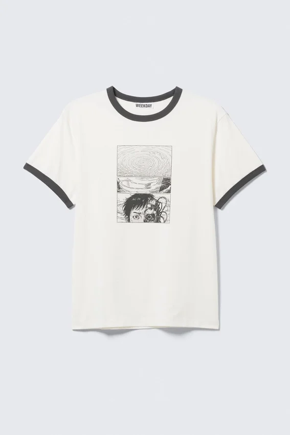Graphic T-Shirt – White – Comic Page Graphic T-Shirt – White – Comic Page
