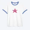 Graphic T-Shirt – White – Star Graphic T-Shirt – White – Star