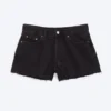 Gravity Short Mid Rise Loose Denim Shorts – Tuned Black – Black Gravity Short Mid Rise Loose Denim Shorts – Tuned Black – Black