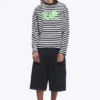 Great Boxy Graphic Long Sleeve T-Shirt – Black & White Stripe – Dreams Great Boxy Graphic Long Sleeve T-Shirt – Black & White Stripe – Dreams