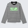 Great Boxy Graphic Long Sleeve T-Shirt – Black & White Stripe – Dreams Great Boxy Graphic Long Sleeve T-Shirt – Black & White Stripe – Dreams