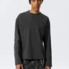Great Boxy Graphic Long Sleeve T-Shirt – Dark Grey – Tristar Great Boxy Graphic Long Sleeve T-Shirt – Dark Grey – Tristar