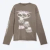 Great Boxy Graphic Long Sleeve T-Shirt – Dark Mole – Logo Mix Great Boxy Graphic Long Sleeve T-Shirt – Dark Mole – Logo Mix