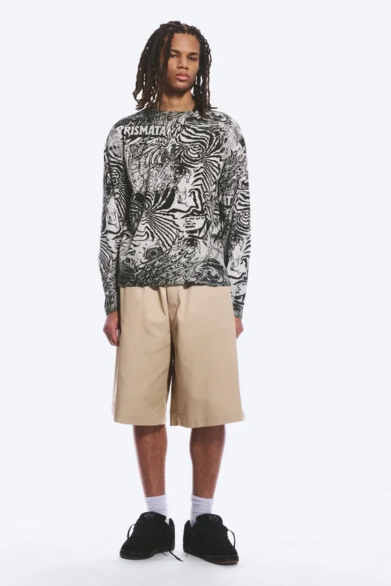 Great Boxy Graphic Long Sleeve T-Shirt – Dark Mole – Psychedelia Great Boxy Graphic Long Sleeve T-Shirt – Dark Mole – Psychedelia