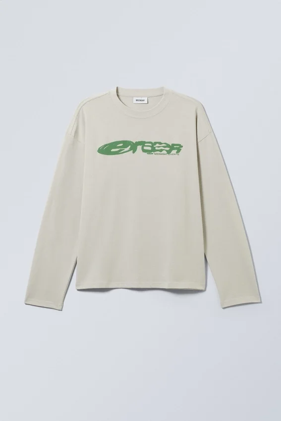 Great Boxy Graphic Long Sleeve T-Shirt – Erazer Dusty Mole Great Boxy Graphic Long Sleeve T-Shirt – Erazer Dusty Mole