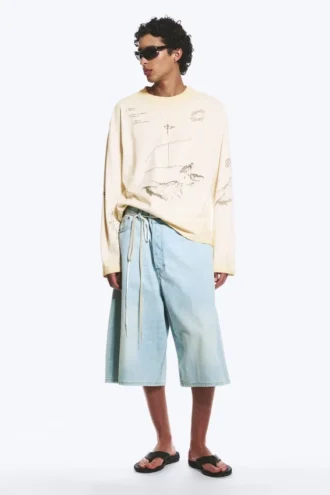 Great Boxy Graphic Long Sleeve T-Shirt – Light Dusty Mole – Sketch Great Boxy Graphic Long Sleeve T-Shirt – Light Dusty Mole – Sketch