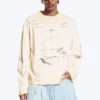 Great Boxy Graphic Long Sleeve T-Shirt – Light Dusty Mole – Sketch Great Boxy Graphic Long Sleeve T-Shirt – Light Dusty Mole – Sketch
