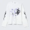 Great Boxy Graphic Long Sleeve T-Shirt – White – Airways Great Boxy Graphic Long Sleeve T-Shirt – White – Airways