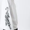 Great Boxy Graphic Long Sleeve T-Shirt – White – Angry Panthers Great Boxy Graphic Long Sleeve T-Shirt – White – Angry Panthers