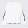 Great Boxy Graphic Long Sleeve T-Shirt – White – Angry Panthers Great Boxy Graphic Long Sleeve T-Shirt – White – Angry Panthers