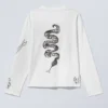Great Boxy Graphic Long Sleeve T-Shirt – White – Skeleton Dreams Great Boxy Graphic Long Sleeve T-Shirt – White – Skeleton Dreams