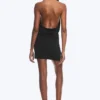 Halter Mini Dress – Black Halter Mini Dress – Black