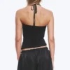 Halterneck Bandeau Top – Black Halterneck Bandeau Top – Black