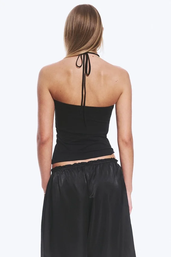 Halterneck Bandeau Top – Black Halterneck Bandeau Top – Black