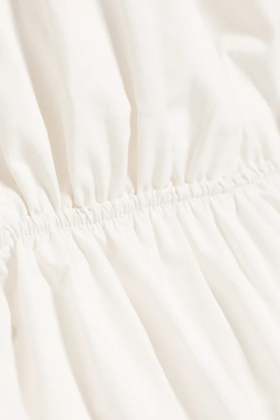 Halterneck Cotton Top – off White Halterneck Cotton Top – off White