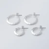 Hammered Hoops 2-Pack – Silver Hammered Hoops 2-Pack – Silver