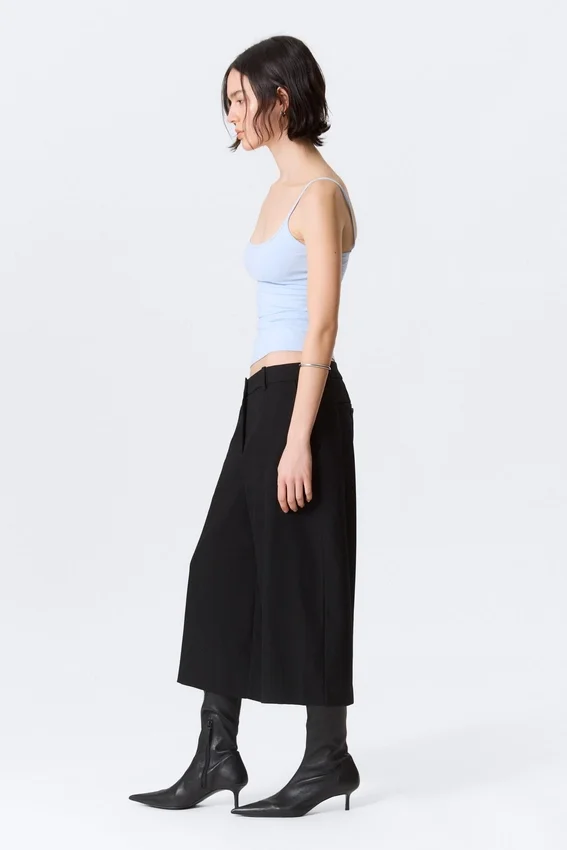 Hanne H Capri Suiting Trousers – Black Hanne H Capri Suiting Trousers – Black