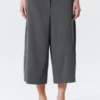 Hanne H Capri Suiting Trousers – Dark Grey Melange Hanne H Capri Suiting Trousers – Dark Grey Melange