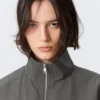 Hanne H Oversized Track Jacket – Dark Grey