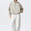 Hanne H Oversized Track Jacket – Light Dusty Mole Hanne H Oversized Track Jacket – Light Dusty Mole
