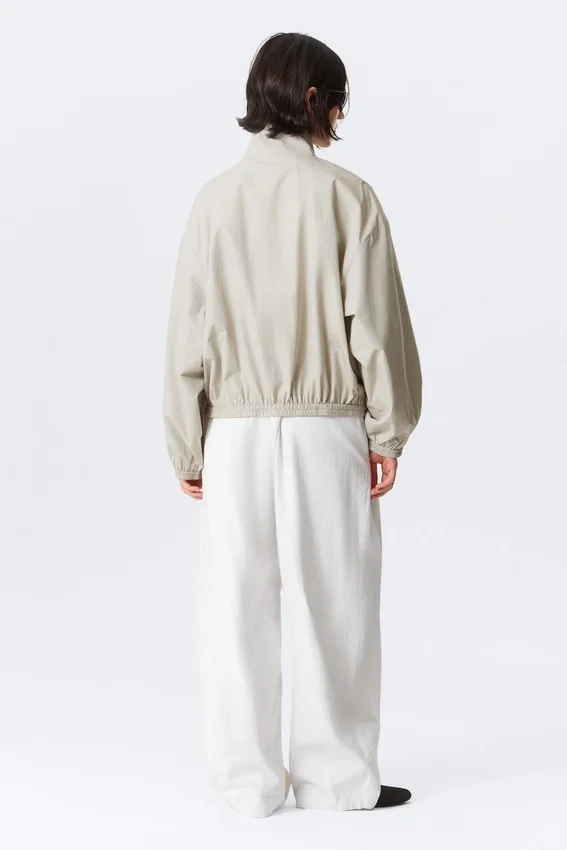 Hanne H Oversized Track Jacket – Light Dusty Mole Hanne H Oversized Track Jacket – Light Dusty Mole