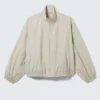 Hanne H Oversized Track Jacket – Light Dusty Mole Hanne H Oversized Track Jacket – Light Dusty Mole